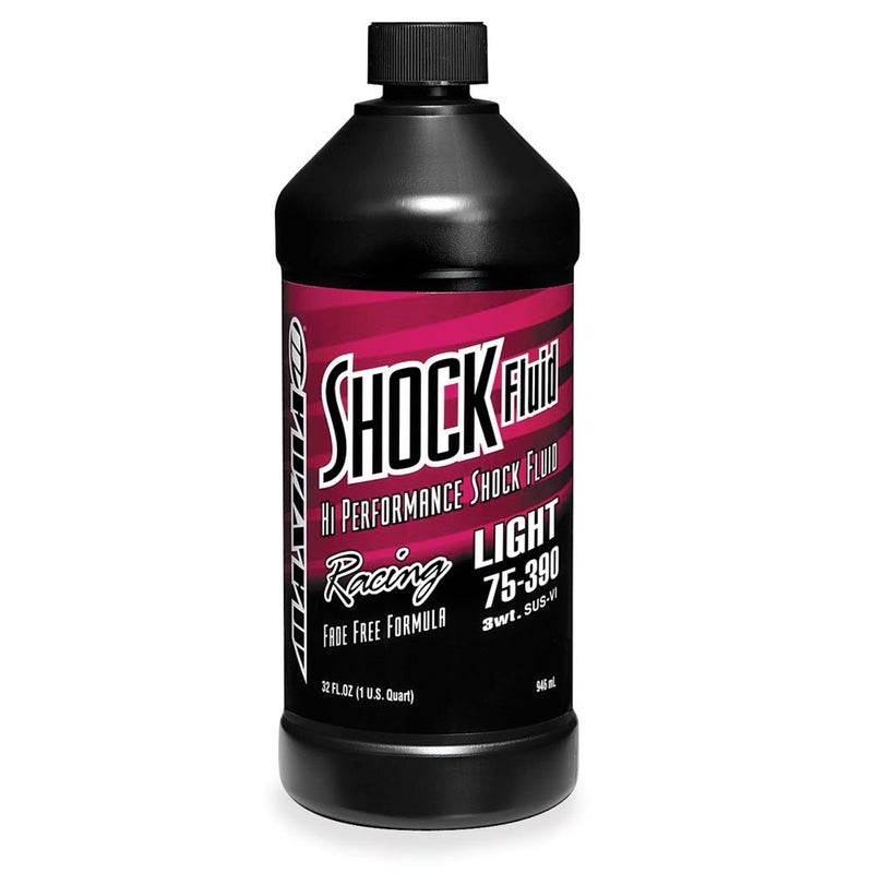 Maxima (58901M) 111/390 Medium Grade 7WT Zero Drag Formula Racing Shock Fluid - 1 Quart